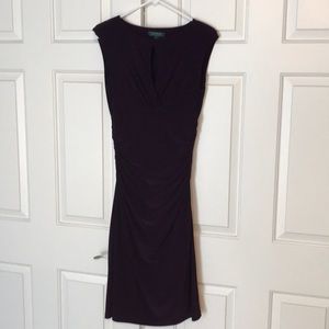Ralph Lauren dress in eggplant